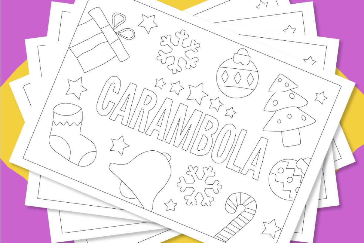 Christmas Colouring Competition Drawing Sheet